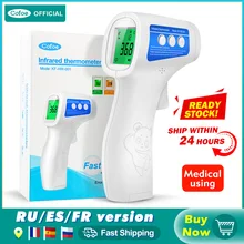 Cofoe-termómetro Digital infrarrojo sin contacto para la frente, herramienta de medida de la temperatura corporal para bebés y adultos
