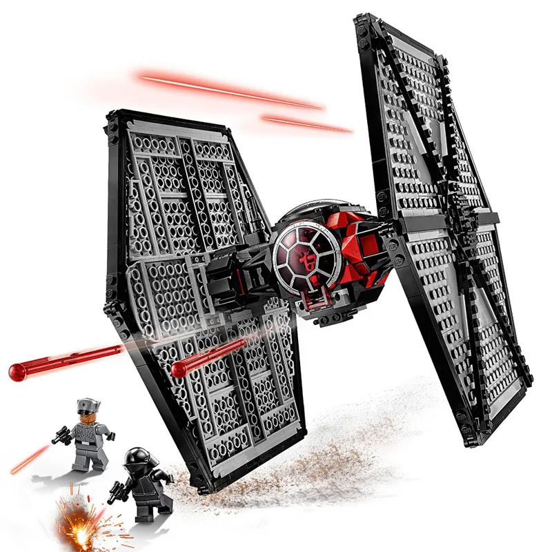 

First Order Special Forces TIE Fighter 75101 Stars war Movie Genuine Series 562PCS building block Bricks Toys children gift