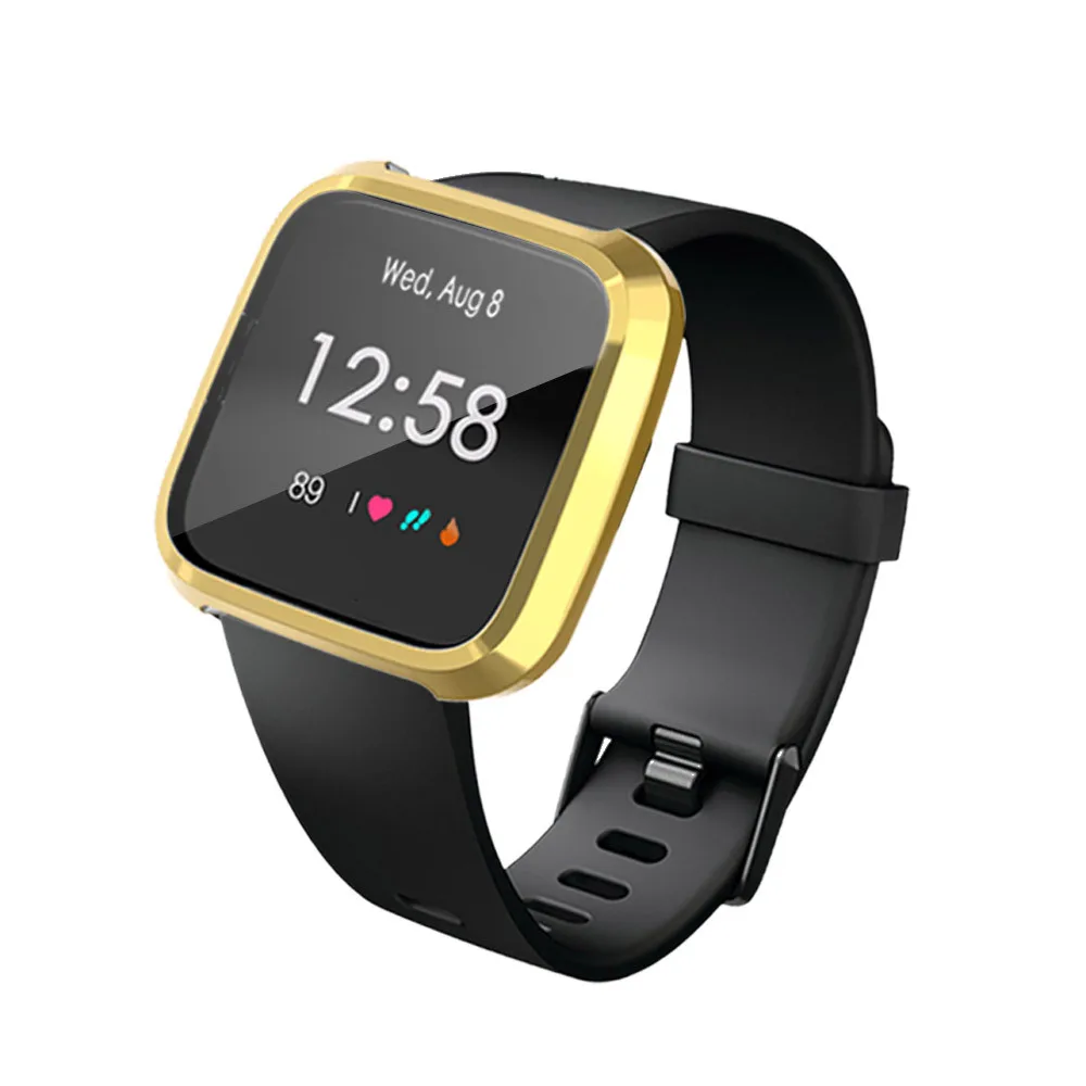 Гальванический Мягкий ТПУ защитный чехол для Fitbit Versa Lite Смарт часы Новое поступление#20191016