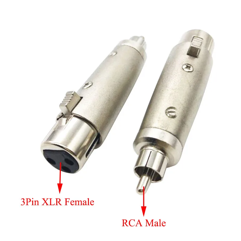 RCA штекер 3Pin XLR гнездо мама/Папа адаптер микрофонный усилитель микшер аудио-видео сигнал Трансмиссия конвертер