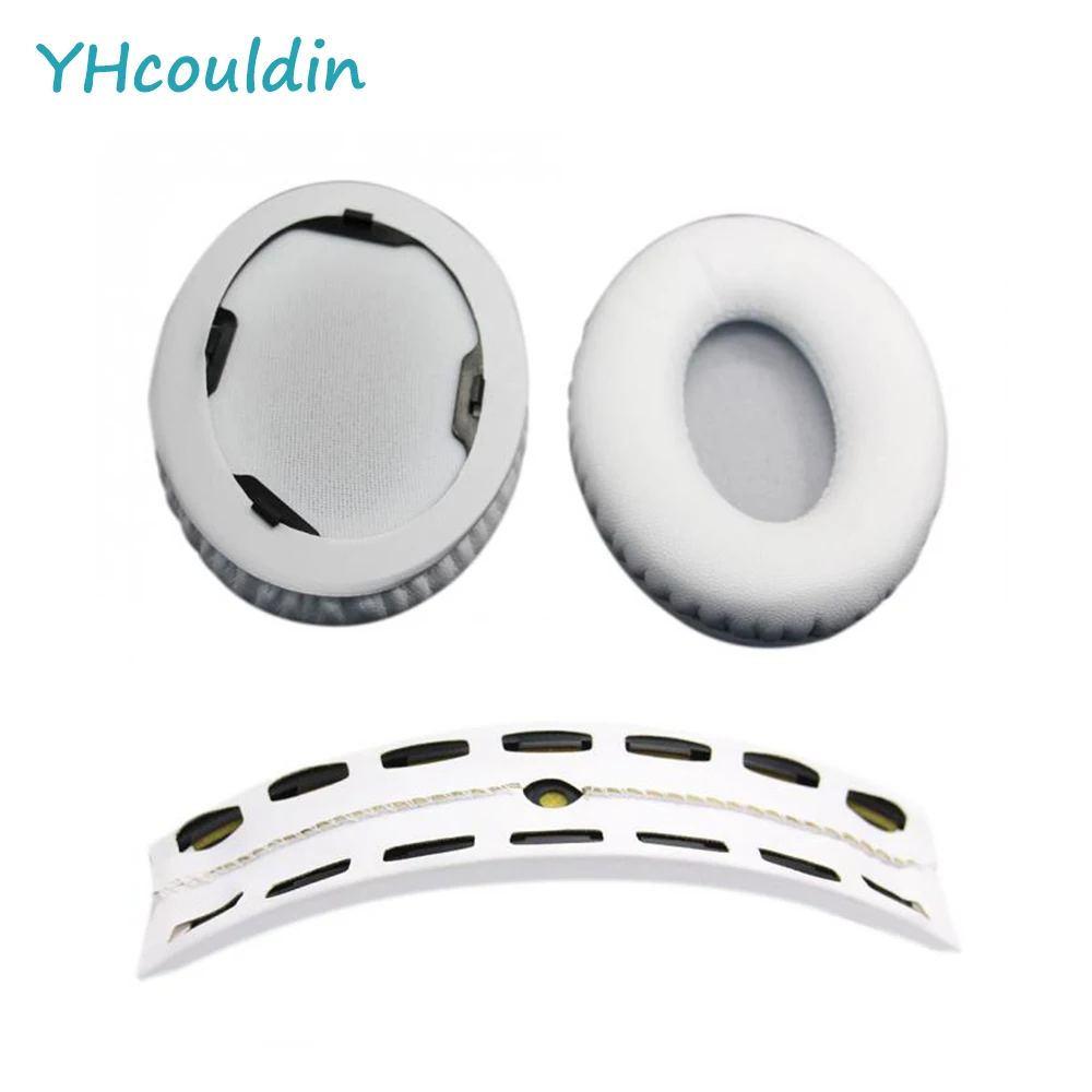 YHcouldin Ear Pads Fits for Beats Studio 1 0 Headphones Protein Leather Ear Cushions Cover Soft Sponge Foam Replacement Earpads