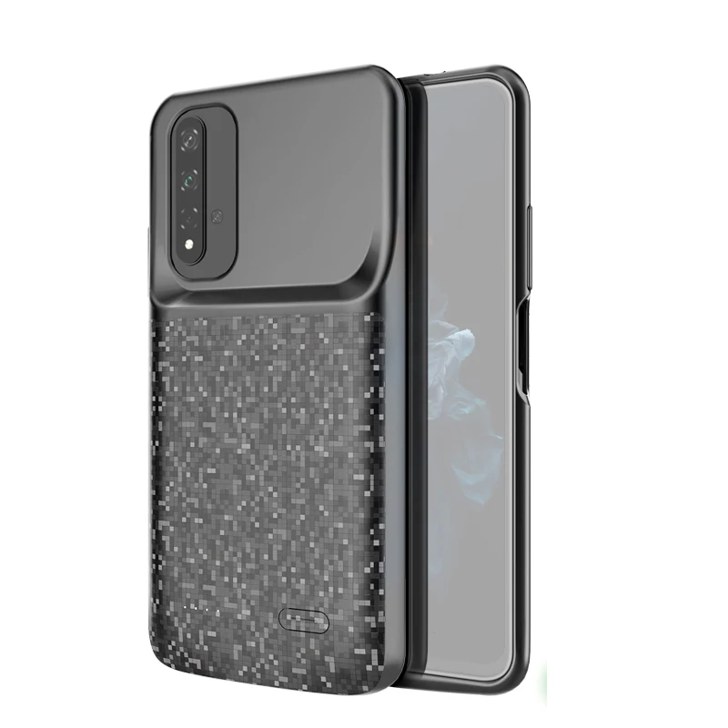 Тонкий Силиконовый противоударный чехол для huawei Nova 5 T, чехол для зарядного устройства, запасной блок питания, чехол с зажимом для зарядки аккумулятора