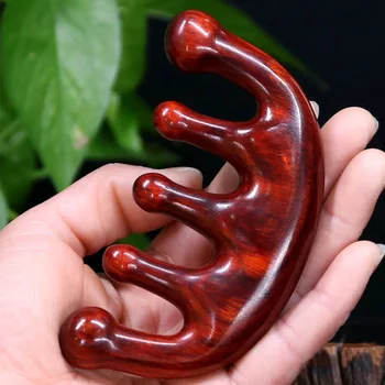 

Free Shipping 1PCS Natural Mahogany Sandalwood Scalp Massage Meridian Comb