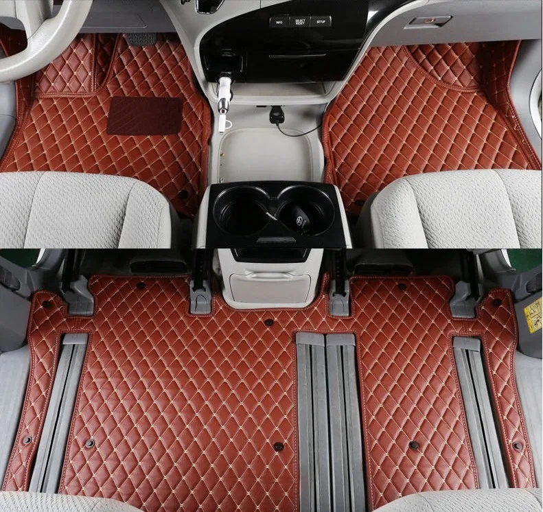 Коврик для TOYOTA SIENNA 2011 2012 2013 2014 2015 2016 2017 2018 2019 2020 2021 высокое качество стопы ковры шаг