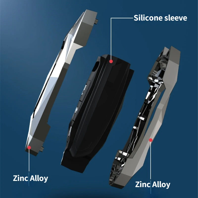 Copertura della chiave/Telecomando in lega di zinco per Audi A4 B9 A5 A6L A6 S4 S5 S7 8W Q7 4M Q5 TT TTS RS Coupé - Accessorio di styling - Hcd8dd9236f3b403098c6eaee55b86a66f