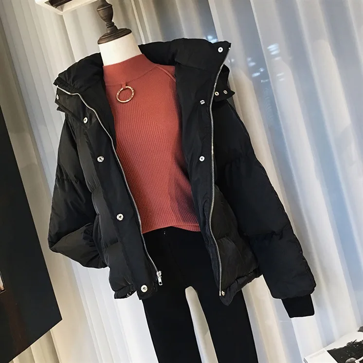 

2018 New Style Fat Mm Winter Extra Large WOMEN'S Wadded Jacket Coat Women's Large GIRL'S 200 Thick down Cotton