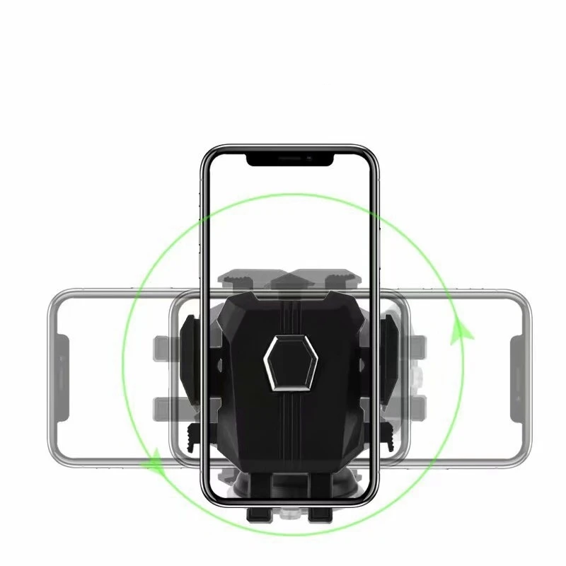 360° Universal Car Suction Phone Holder Mount ABS Stand Telescopic Folding Windshield Dashboard Bracket For Mobile Cell Phone