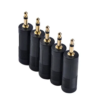 

Mono Jack Adapter 3.5 mm (1/ 8 Inch) Male to 6.35 mm (1/ 4 Inch) Female Audio Converter Adaptor, black