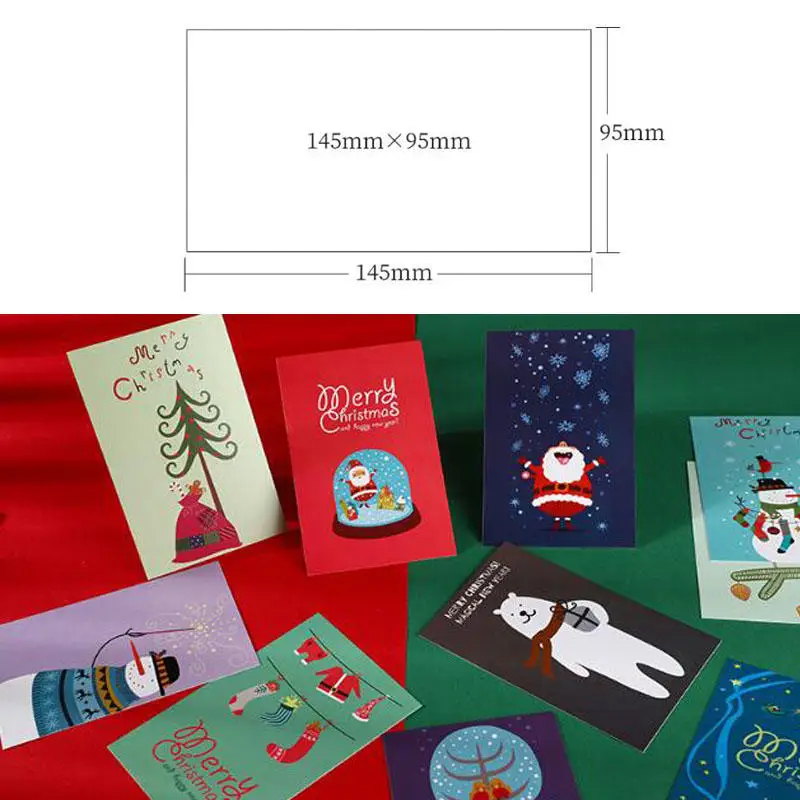 30 шт./компл. открытка Merry Christmas подарок на Рождество Почтовые открытки Набор Поздравительных Открыток подарок на год, Почтовые открытки s лучшее благословение