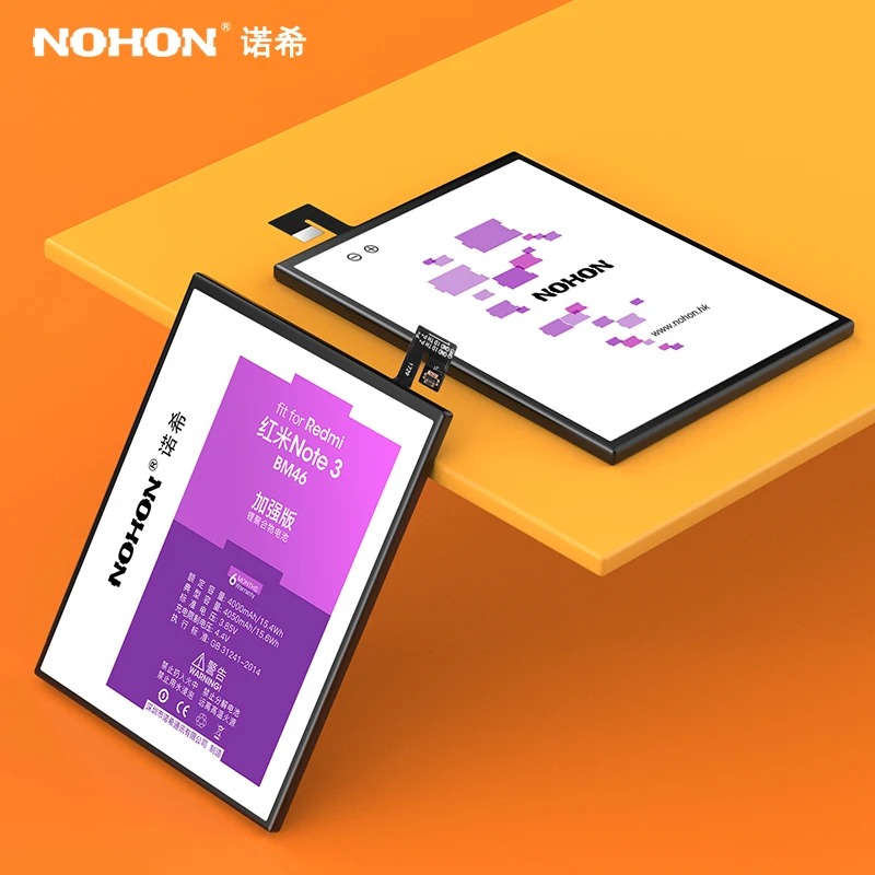 NOHON BM45 BM46 BM47 BN30 BN34 BN40 BN41 BN43 BN44 Батарея для спортивной камеры Xiao mi Red mi Note 2 4 3 Pro 4X mi Note2 Note3 аккумулятор заменитель акумуляторная батарея