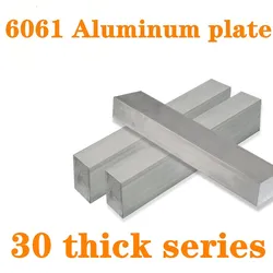 Plaque Plate en aluminium 6061, épaisseur 30mm, 1 pièce, série résistante à l'usure pour pièces de machines 