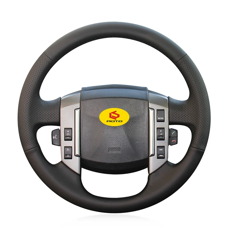 Оплетка на руль для Land Rover Discovery 3 2004 2009 кожаный чехол руля|Чехлы руль| |