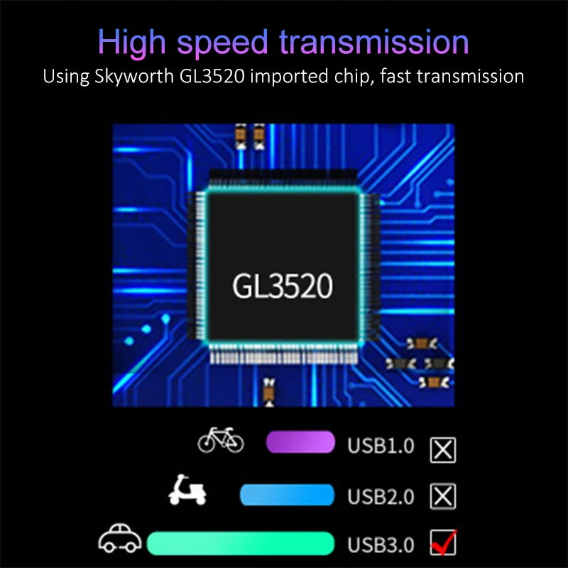 CHYI Супер Скоростной usb-хаб 3,0 многопортовый разветвитель 4 порта Usb3.0 Hab с микро зарядным устройством мини алюминиевый ПК Аксессуары для компьютера