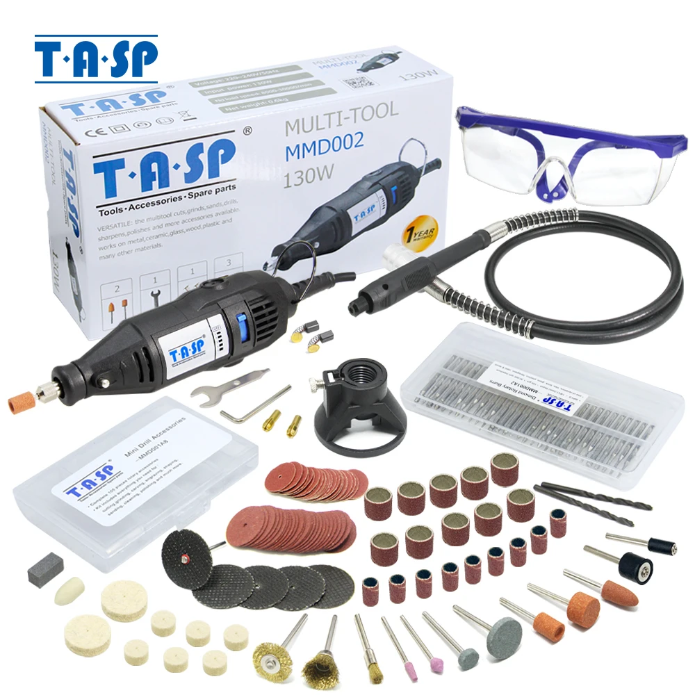 Drill-Set Rotary-Tool-Kit Engraver Attachments Electric Mini TASP 140pcs-Accessories