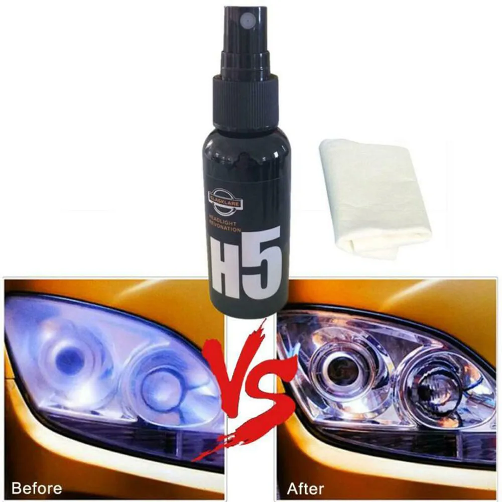 50 мл полировальная жидкость для авто с полотенцем удаления царапин очистки фар |