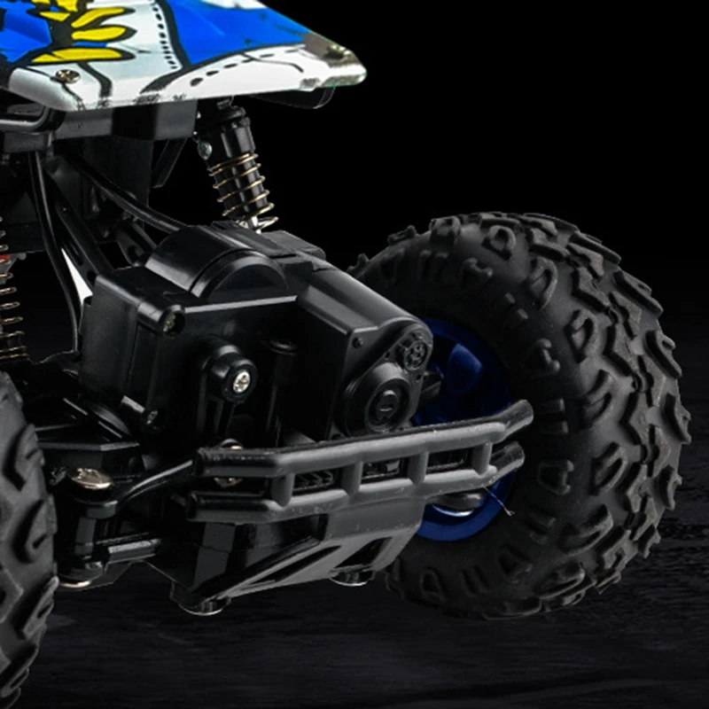 1/16 2.4Ghz Alloy Body Shell Rock Crawler 4Wd Double Motors Off-Road Remote Control Rc Buggy Bigfoot Climbing Car Vehicle Toys