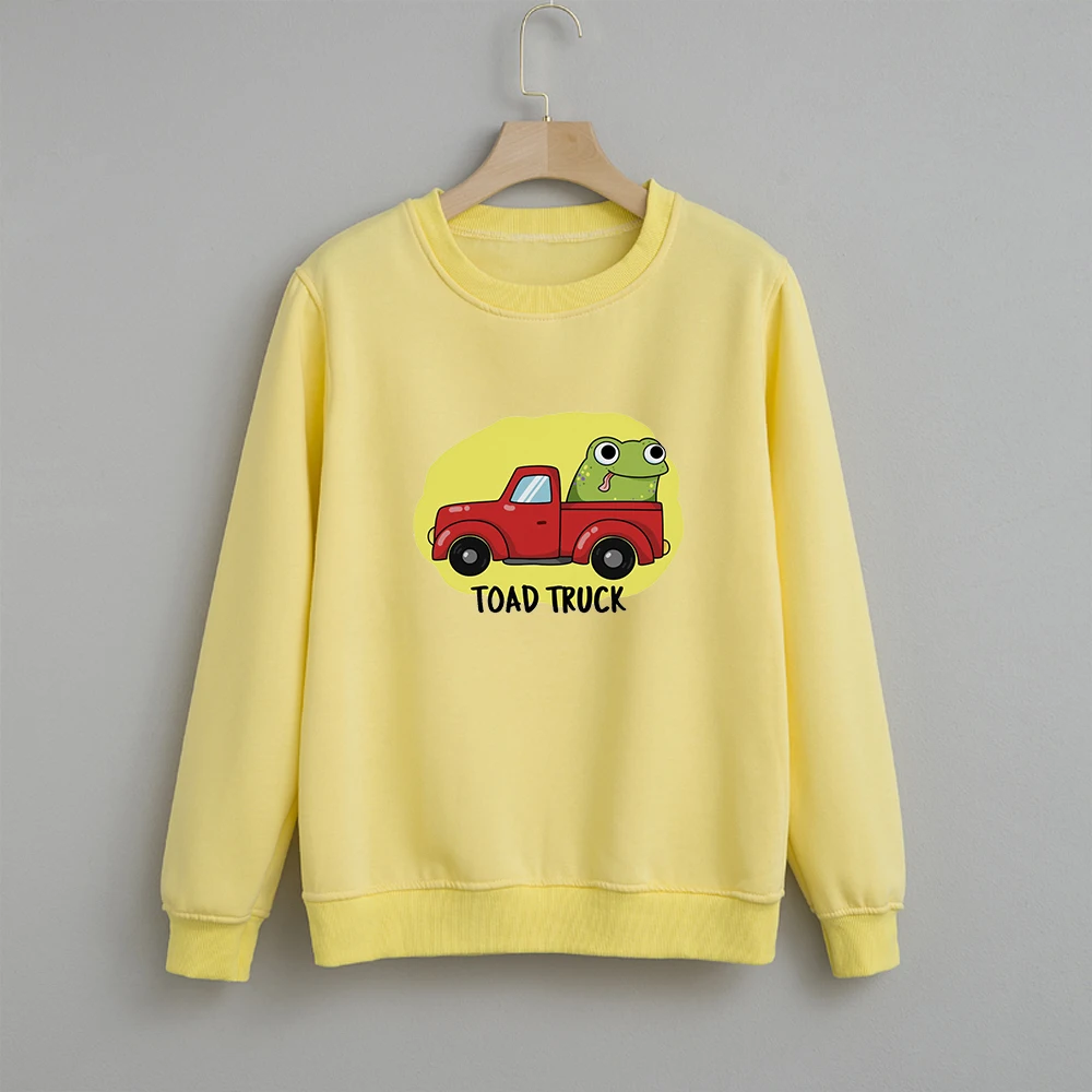 

New Women Cute Graphics Hoodies Crew Neck Cotton Feminina Sweatshirts Spring Female Casual Coat Student Harajuku Warm Pullovers
