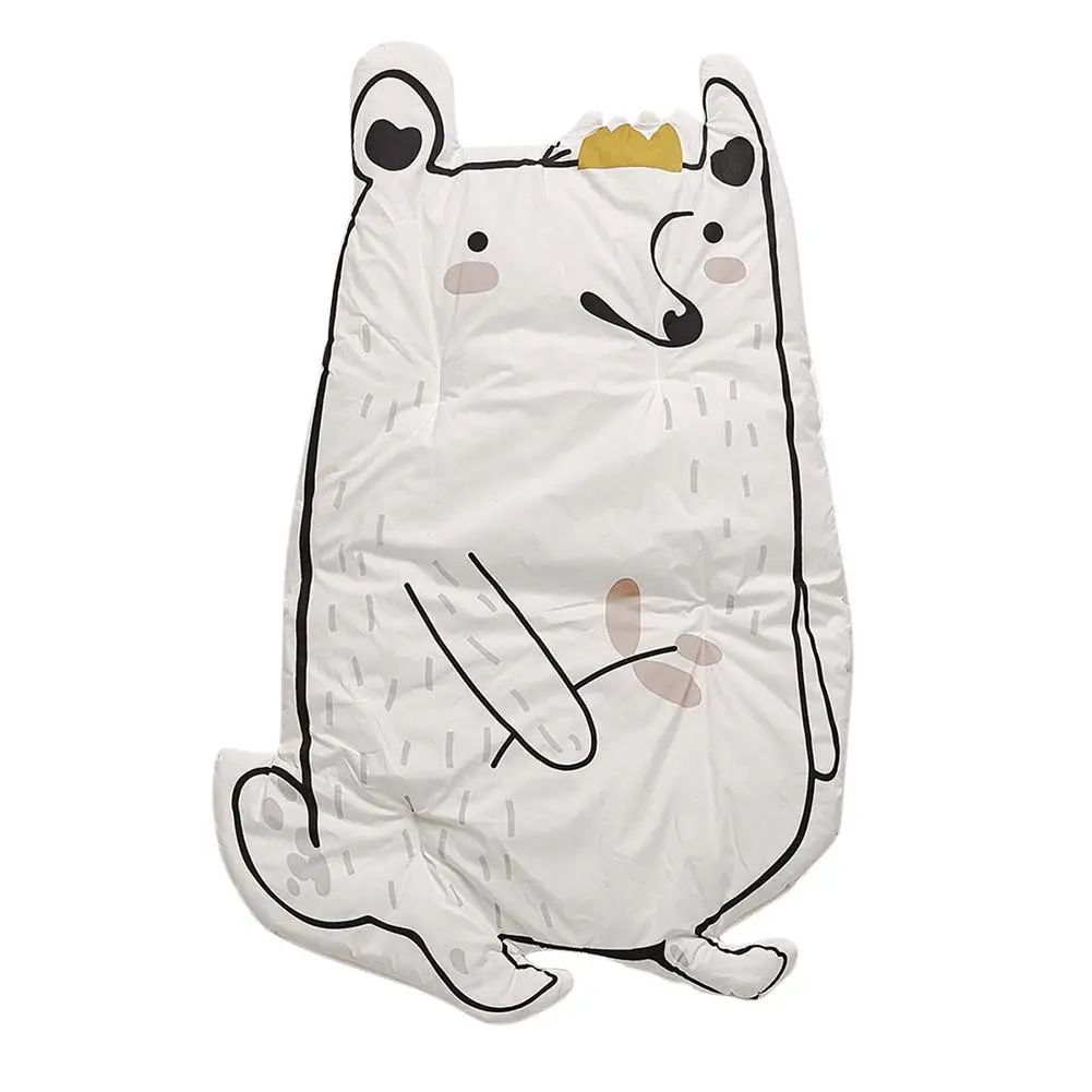 Kidlove детский хлопковый коврик для ползания, детский игровой коврик с кроликом Енотом - Цвет: Raccoon