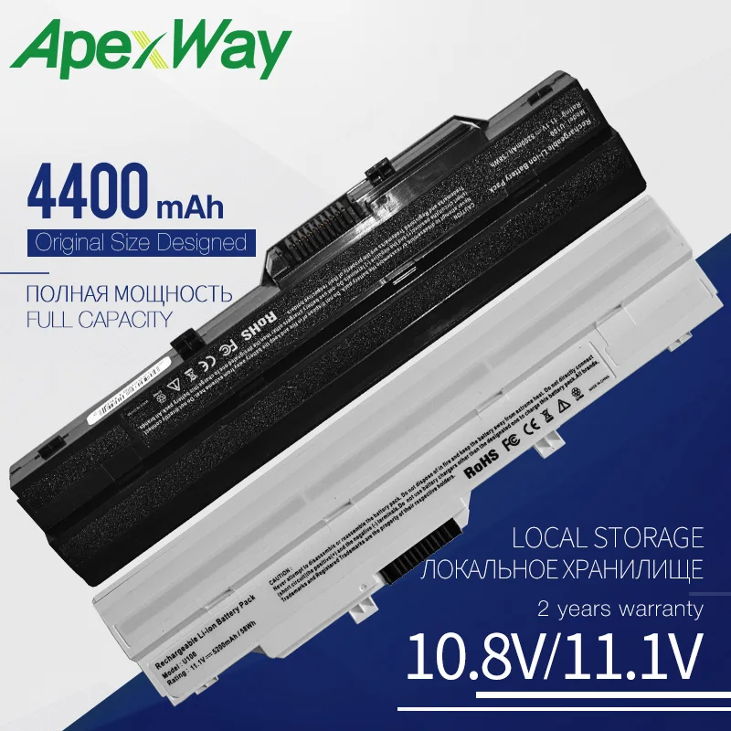 11,1 V ноутбук Батарея BTY-S11 BTY-S12 для MSI Wind L1300 L1350 U100 U100X U100W U135DX U210 U270 U90X Wind12 U200 U210 U230