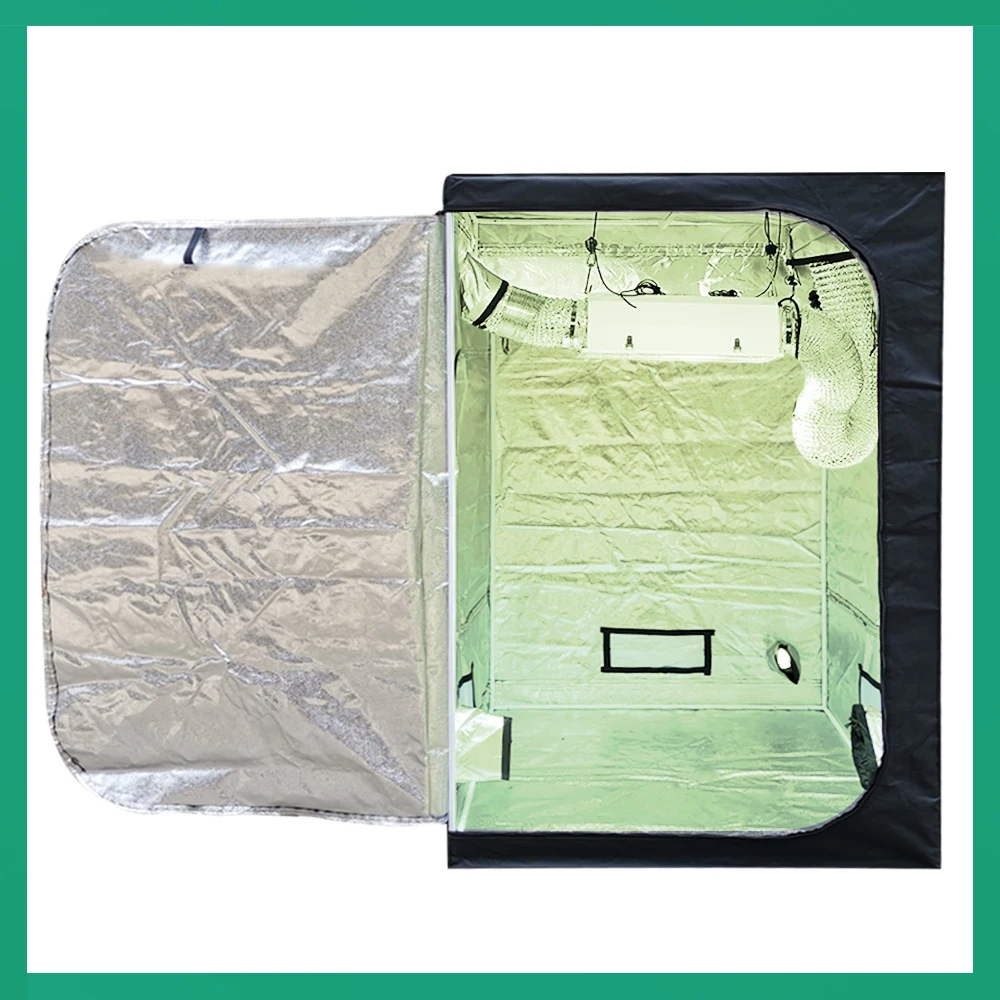 BEYLSION 600D 120120200cm Tent Grow Room Tent Grow Light Parts Indoor Plant Tent Hydroponics For Garden Greenhouses + Rope (17)