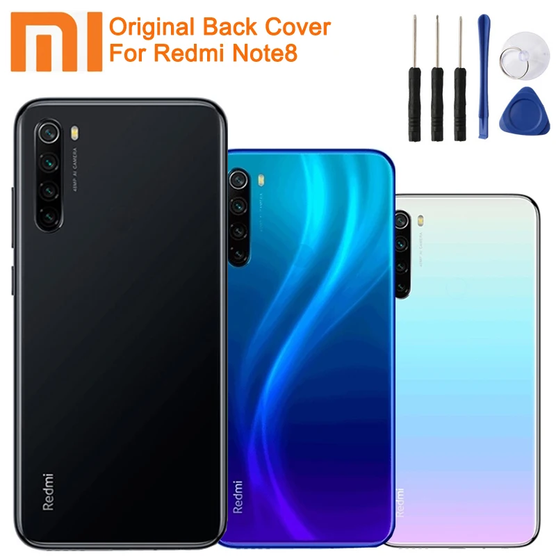 Чехол Xiao mi Xiaomi mi со стеклянной батареей для Xiao mi Red mi Note 8 Note8, задняя крышка корпуса, задняя крышка+ инструмент
