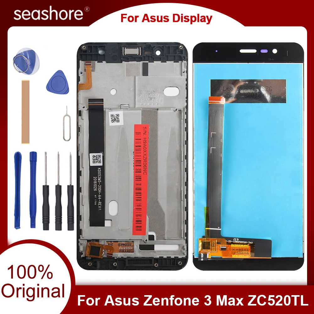 Original Display For ASUS Zenfone 3 Max ZC520TL LCD Display Touch Screen For Asus ZC520TL Display Digitizer Replacement Parts