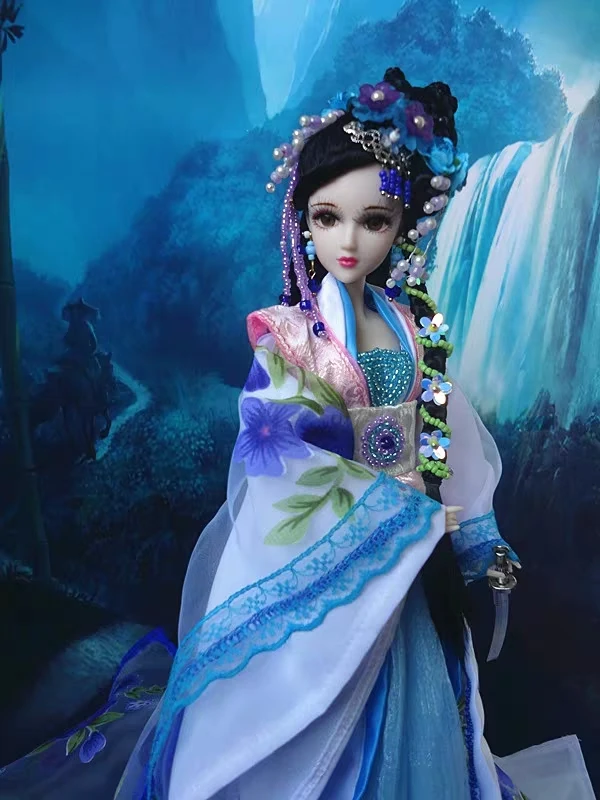 2019099 костюм кукла, кукла сделай сам, 30 см Восточная рифма, принцесса в том числе одежда Оригинальная кукла лимитированная коллекция - Цвет: 7