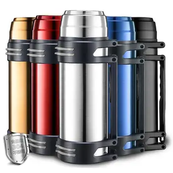 

Oversized Travel Pot Thermos Mug Large Capacity Thermos Pot Outdoor Cup Male Cup Car Kettle Bottle Water Bottle Insulated Bottle