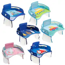 Портативный детский подлокотник для сидения автомобиля водонепроницаемый поднос для закусок стол стеллаж для хранения игрушки младенческий держатель для коляски детская коляска безопасное питание стол