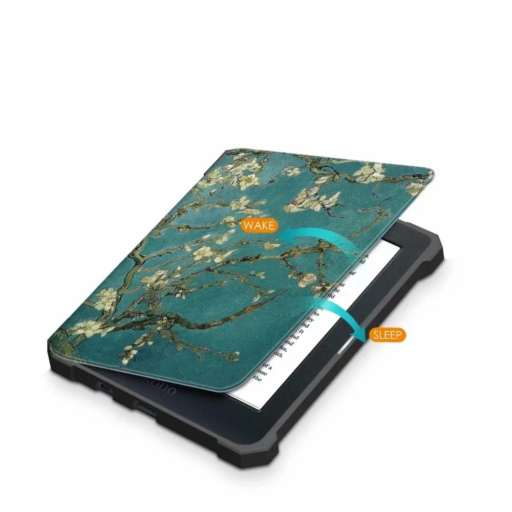 Cover for Kobo Nia 2020 6 Inch Slim Case Etui with Stand and Auto  Sleep/Wake Feature Blue
