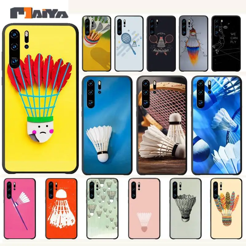 Спортивный чехол для телефона Maiya бадминтона Роскошный Huawei P20 P30 P40 Lite Pro P Smart Z 2019