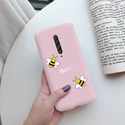 Premium Soft Silicone Rubber Back Cover for Oppo Reno 2 Series - Sleek Protective Bumper Case (Pink)