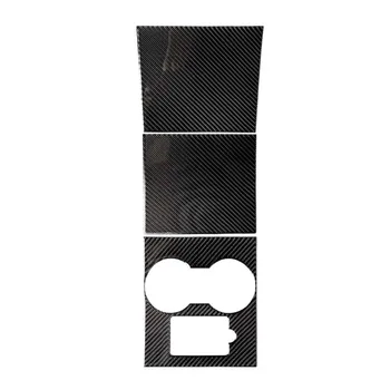 

3pcs/kit Sticker Dashboard Car Interior Decorative Black Anti Scratch Accessories Center Console Wrap For Tesla Model 3