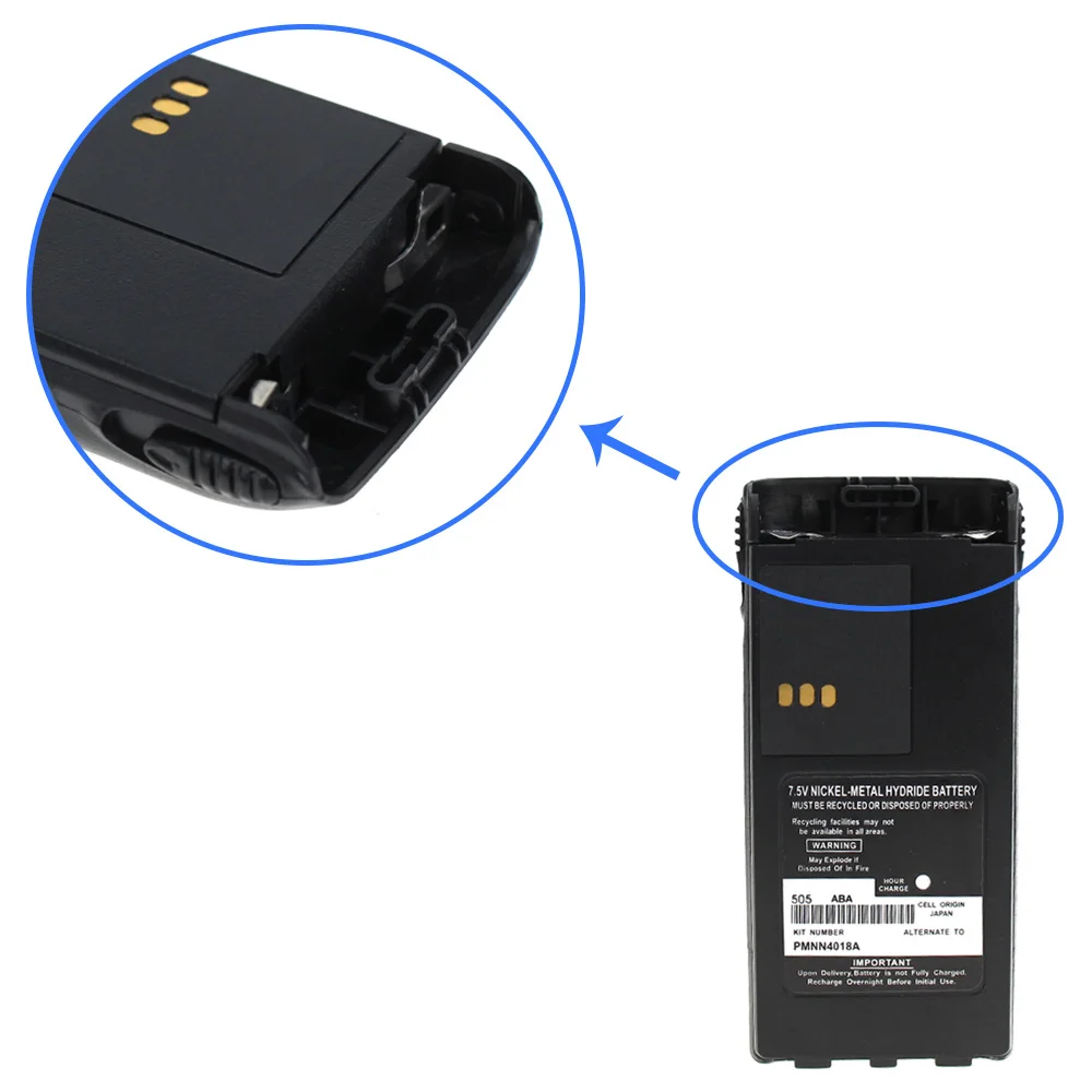 PMNN4018 1800 мА/ч, никель-металл-гидридный аккумулятор для Motorola CT150 CT250 CT450 CT450LS GP88S P040 P080 P308 PRO3150 Портативный радио