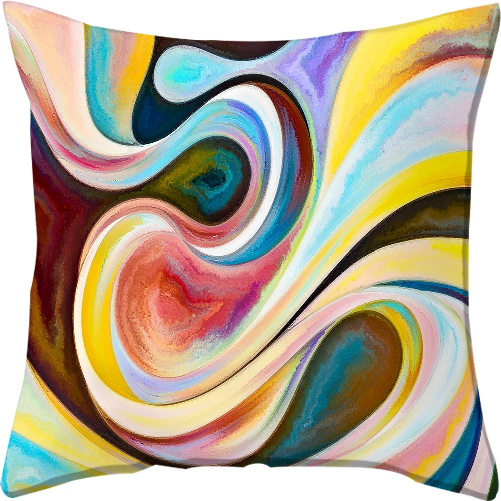 ZEIMON Радужная подушечка крышка подушки красивые красочные наволочка полиэстер