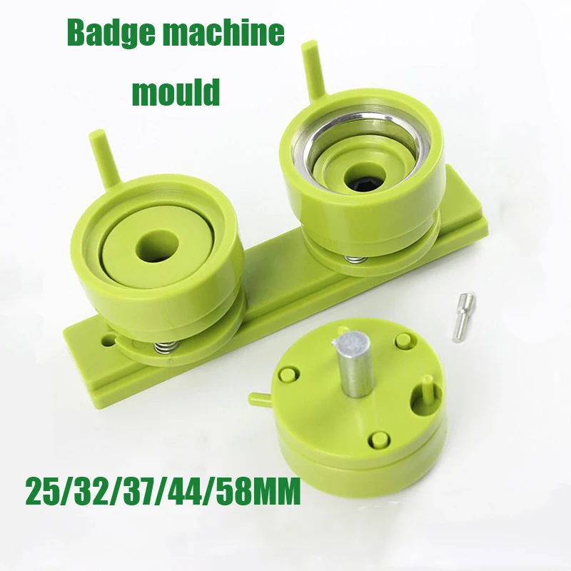 25/32/37/44/58MM Badge Button Maker Machine Installation-Free DIY Button Pin Badge Maker Press Punch Machine Parts Making