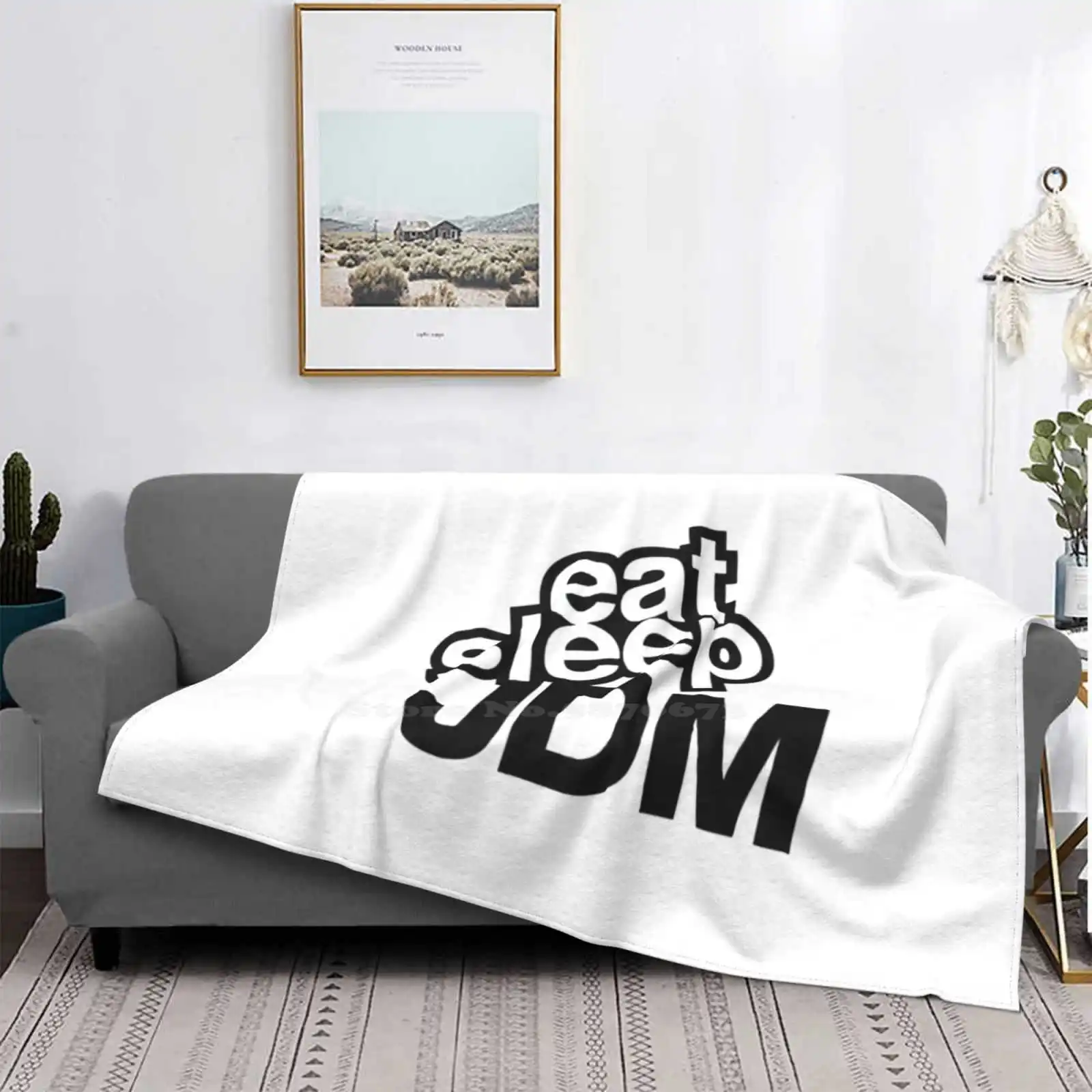 

Eat , Sleep , Jdm-Transparent Best Selling Room Household Flannel Blanket Logo Rice Ricer Camry Insight Prius Jdm
