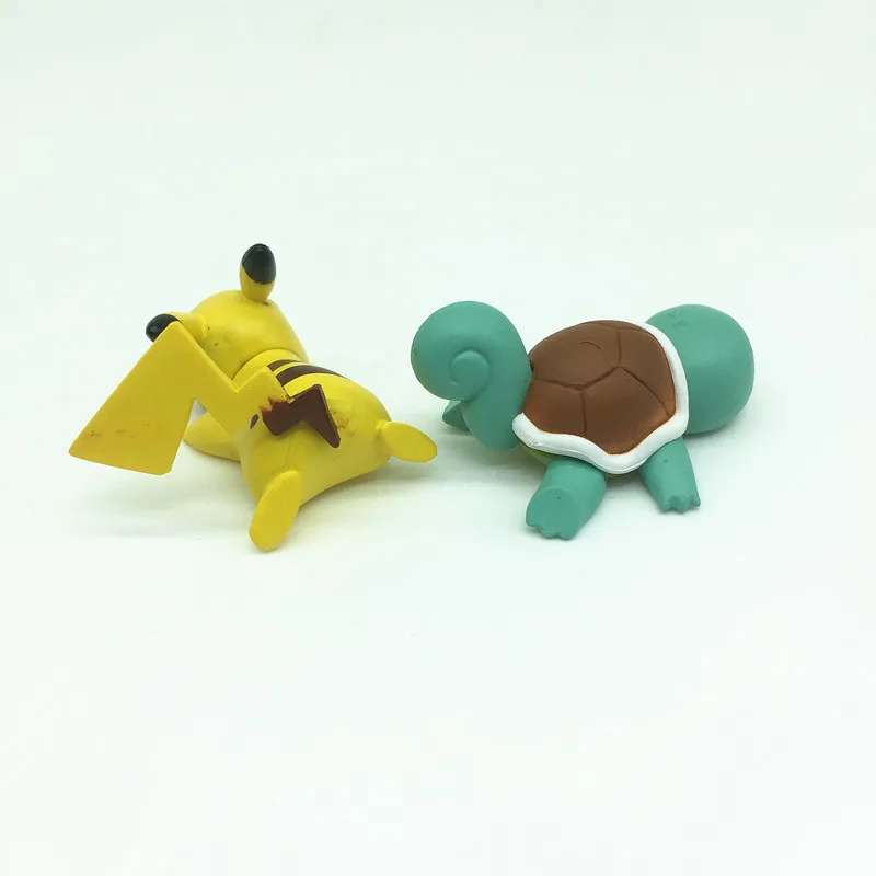 Спальная фигурка Pika Squirtle Charmander Bulbasaur pokemones, коллекция игрушек, подарки, игрушки для детей, подарок