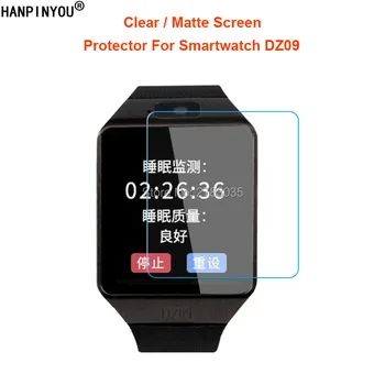 Für DZ09/VG18 Smart Uhr Klare Glossy/Anti-Glare Matte Screen Protector Film (Nicht Gehärtetem Glas)