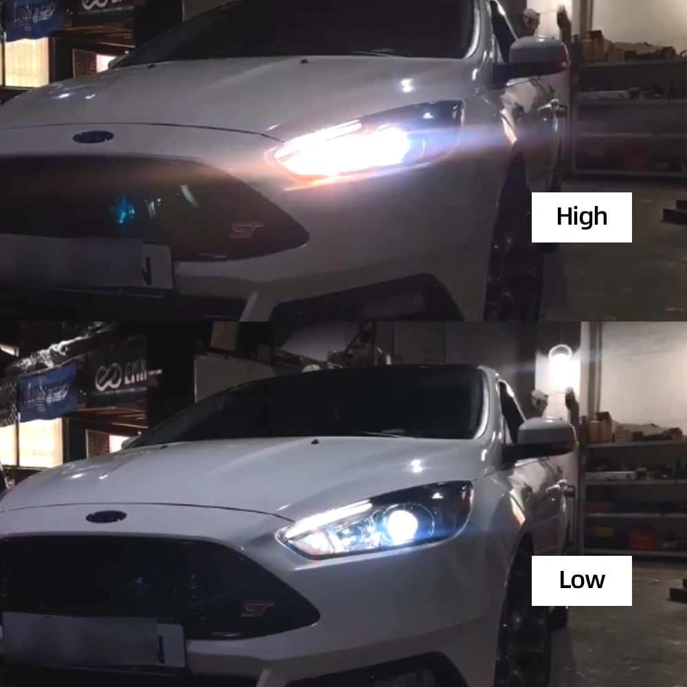 CSCSNL 2 шт фара в сборе для Ford Focus 4 фара ST дизайн светодиодный DRL HID вариант ксеноновый луч