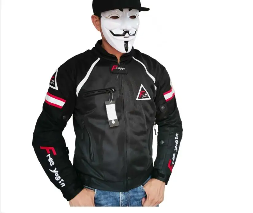 여름 얇은 오토바이 타기 재킷 정장 남자 레이싱 정장 오토바이 안티 가을 재킷 메쉬 통기성 재킷