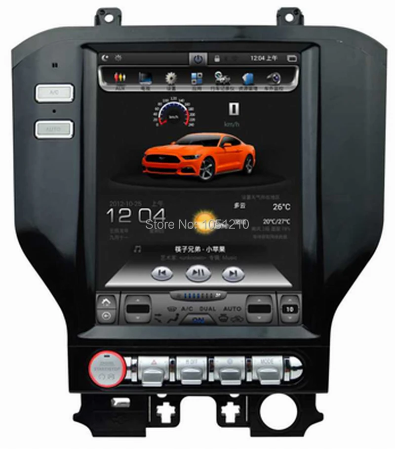Ouchuangbo android 8,1 Автомобильная стерео навигация для Ford mustang- поддержка 10,4 дюймов 4 Гб ram 32 Гб rom