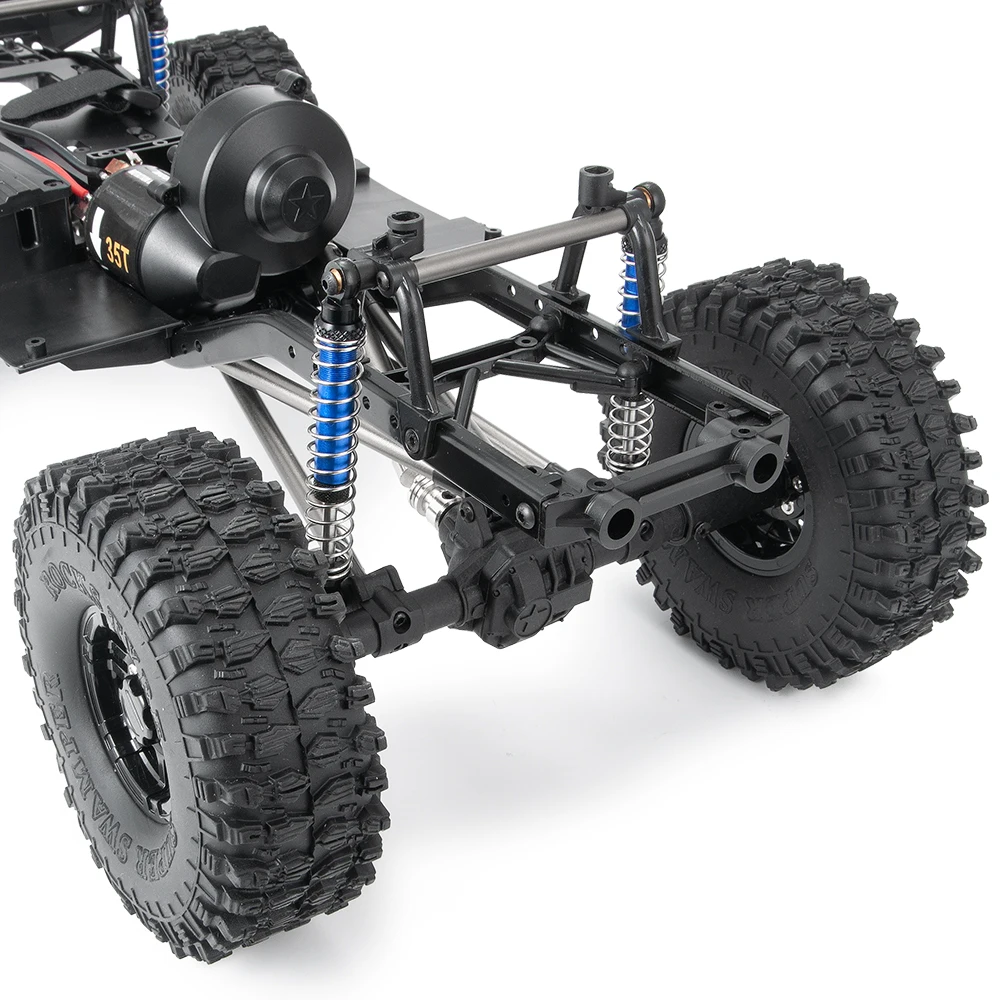 AXSPEED Шасси Рама Комплект кругов 313 мм Колесная база для осевой SCX10II 90046 1/10 RC Гусеничный