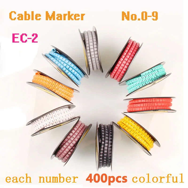 5000-3000 шт. желтый цвет Кабельные маркеры микс номер EC-0 EC-1 EC-2 EC-3 Маркер кабельной проводки номер 0 до 9 ПВХ материал проводов маркер - Цвет: EC-2-color-4000pcs