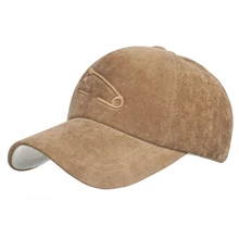 ELIfashion/Вельветовая бейсбольная Кепка с вышивкой, регулируемый головной убор, размер, модная и сохраняющая тепло зимой для женщин и мужчин