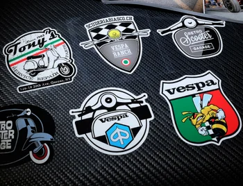 

Car Styling Vinyl Phone DIY Motorcycle Body Helmet Sticker Decals for Vespa Piaggio 150 GTS300