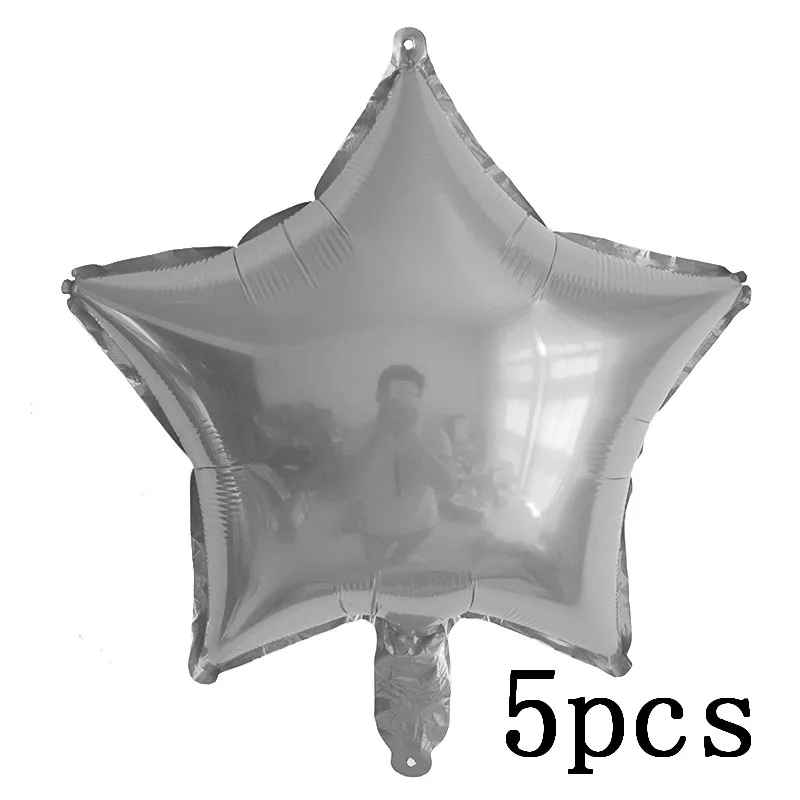 silver Металлические латексные шары золотого и серебряного цвета, 18, 30, 40, 50, 60, 70 лет, вечерние шары из фольги для взрослых, подарок - Цвет: silver