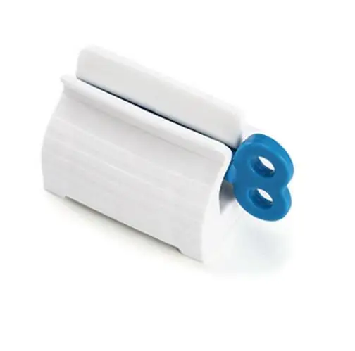 White Blue Многофункциональный пластиковый соковыжималка для крема в ванной комнате, соковыжималка для зубной пасты, диспенсер для зубной пасты - Цвет: White Blue