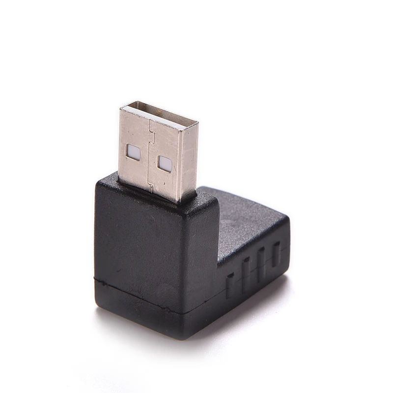 USB 2,0 мужчин и женщин под прямым углом 90 штекер 90 градусов Расширение адаптера пол