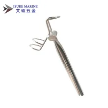 

ISURE MARINE 316 Stainless Steel Single Fishing Rod Holder Marine Boat